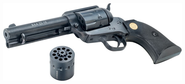 CHIAPPA SAA22-10 22LR/22WMR – COMBO 4.75″ FS 10RD BLK MATTE