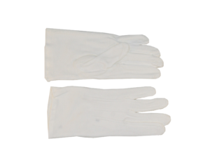 Parade Slip-On Gloves - Grip Dots w/ Raised Pointing - White