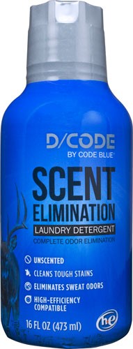D-CODE LAUNDRY DETERGENT – UNSCENTED 16FL OUNCE BOTTLE