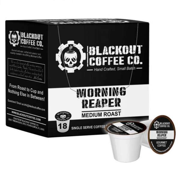 MORNING REAPER MEDIUM ROAST COFFEE PODS - 18CT