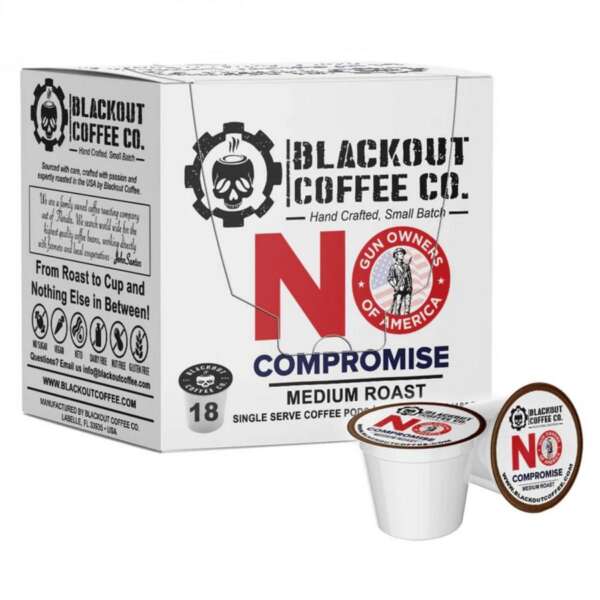 NO COMPROMISE GOA MEDIUM ROAST COFFEE PODS - 18CT