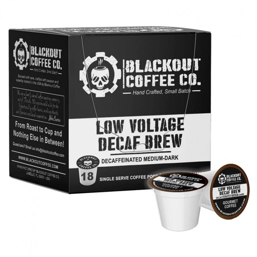LOW VOLTAGE DECAF COFFEE PODS – 18CT