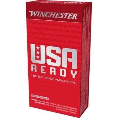 Winchester USA Ready 10mm Auto 180gr FMJFN Centerfire Handgun Ammo - 50 Rounds